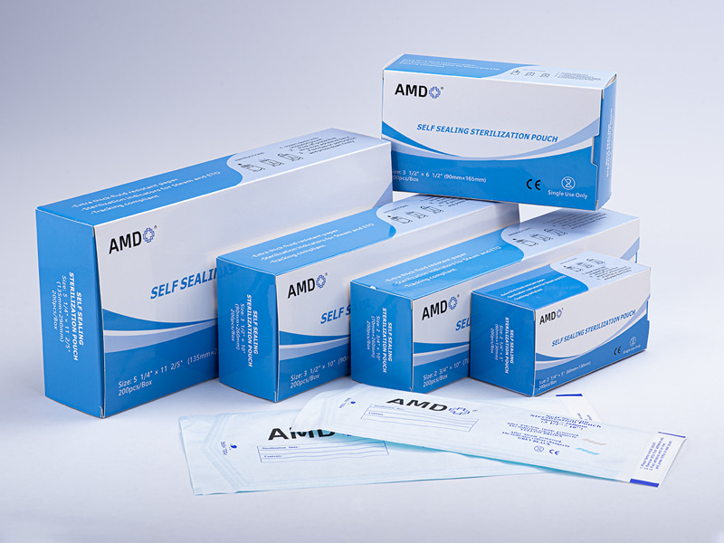 এএমডি স্ব -সিলিং জীবাণুমুক্তি থলি