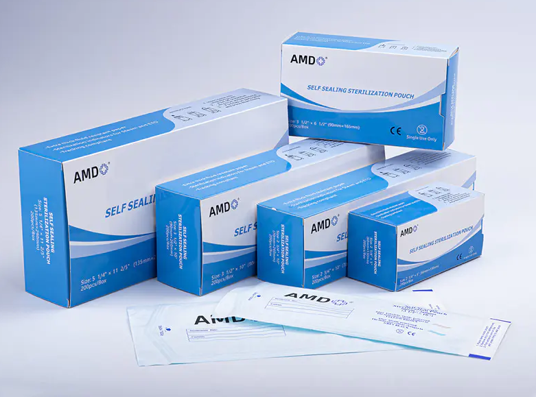 নির্বীজন সেলফ সিলিং পাউচ: নিরাপদ, সহজ, টেকসই