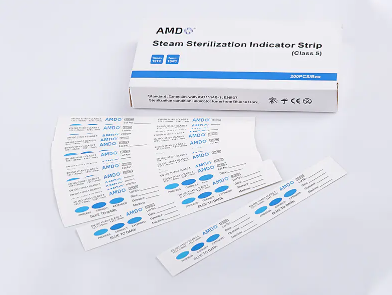 স্টিম ইন্ডিকেটর স্ট্রিপ টেপ দৈনিক নির্বীজন চেক উন্নত করতে পারেন